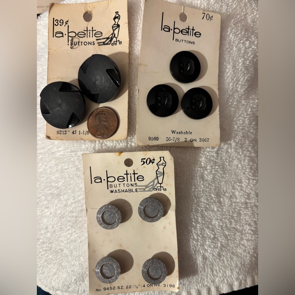 Vintage buttons